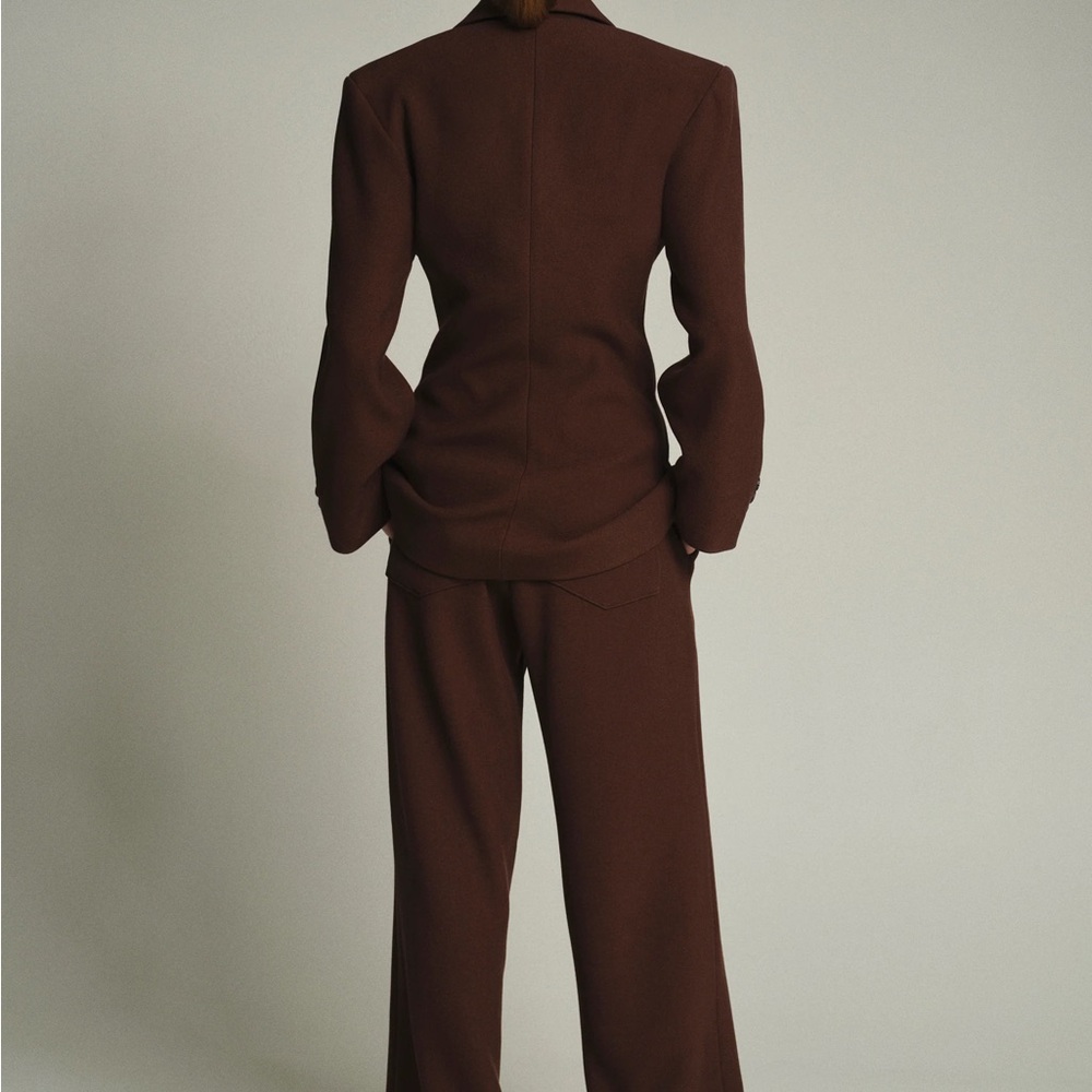 Source Unknown Nangy Brown Cinched Blazer (BNWT) … - image 3